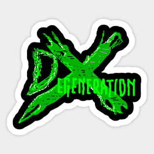 D Generation X Sticker